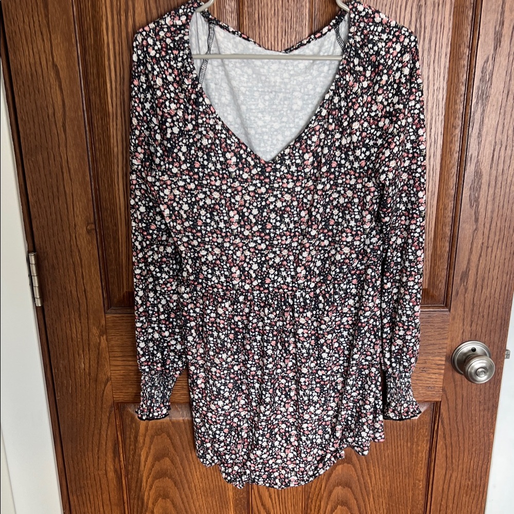 Floral Long Sleeve Dress
